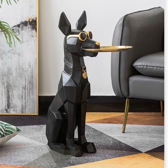 ドーベルマン置物