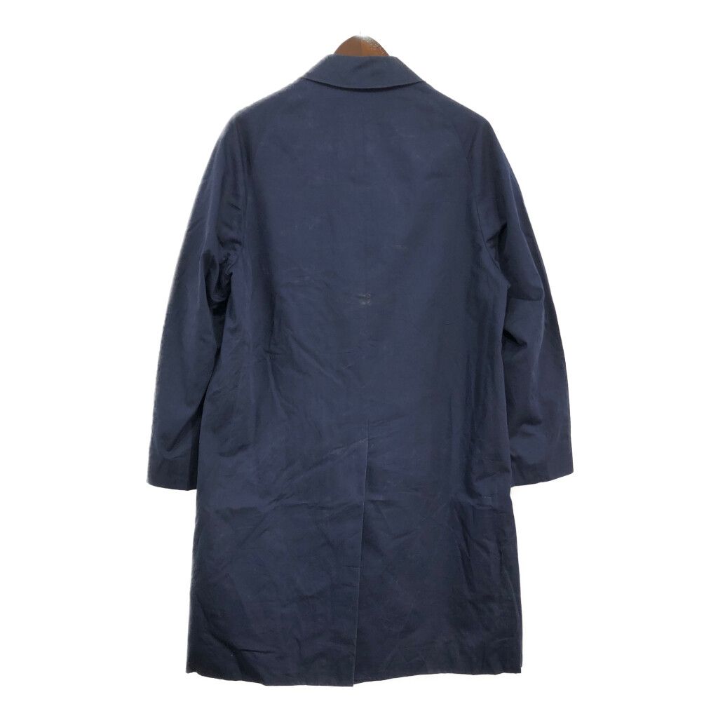 Aquascutum アクアスキュータム ステンカラーコート ネイビー (メンズ 42 REG)  古着 R8440