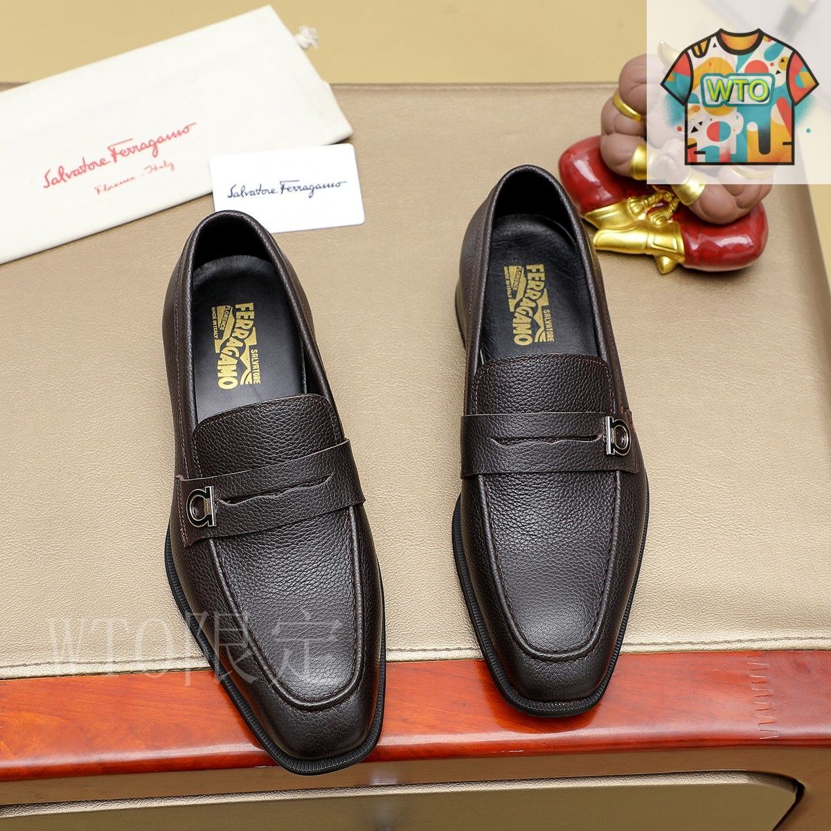 Ferragamo フェラガモ シューズ Ferragamo フェラガモ メンズ ビジネス シューズ10-3 - メルカリ