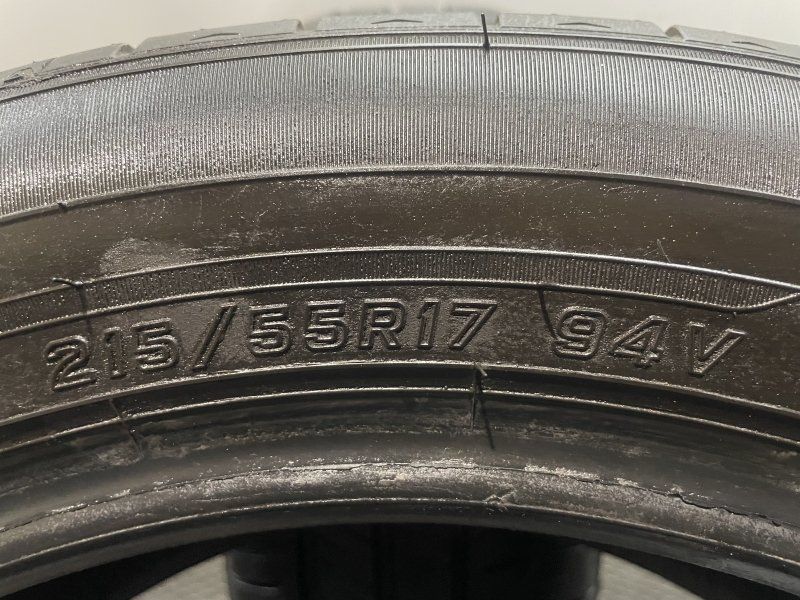 走行短め】DUNLOP ENASAVE RV505 215/55R17 17インチ 2本 22年製 