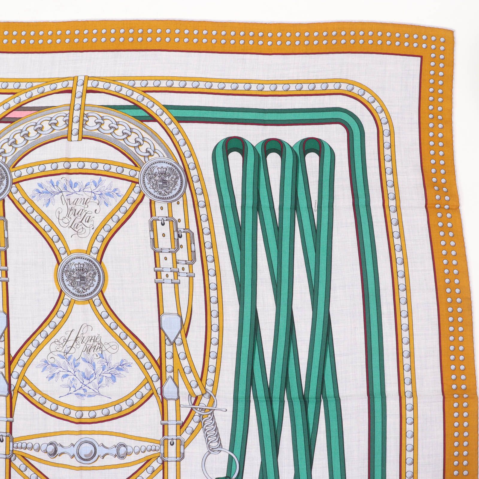 未使用品☆HERMES エルメス カレジェアン カレ140 Grand Tralala