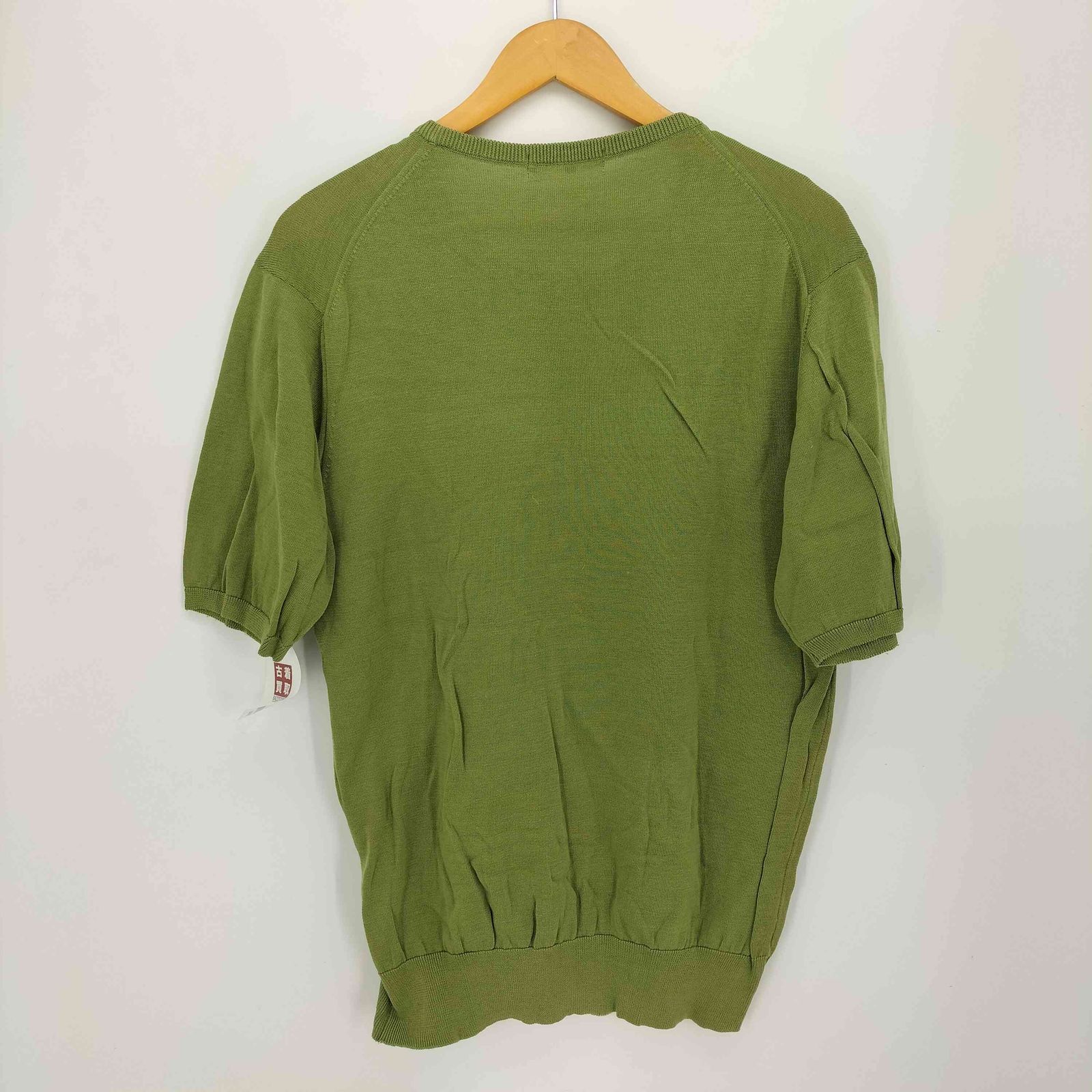 【YVES SAINT LAURENT】希少80sエンブレム刺繍ケーブルニット YVES SAINT LAURENT】希少80sエンブレム刺繍ケーブルニット