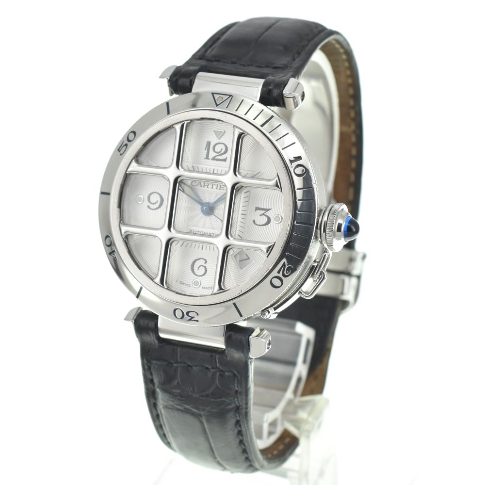 カルティエ CARTIER W3104055 パシャ 38 グリッド デイト 自動巻き メンズ N 140534