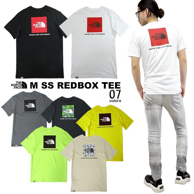 THE NORTH FACEノースフェイス レッドボックス半袖Tシャツ 3色展開