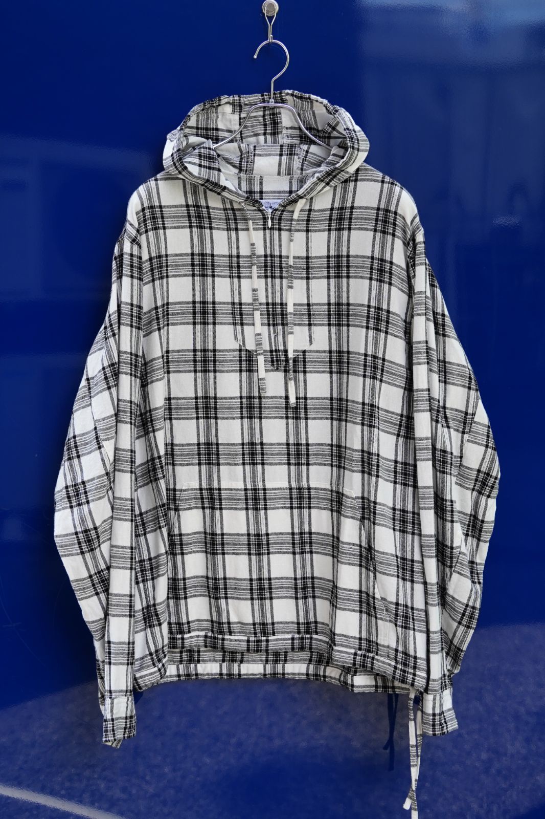 BAL バル 23SS Pullover Mexican Hooded Shirt チェック フーディーシャツ XL | BAL-2041