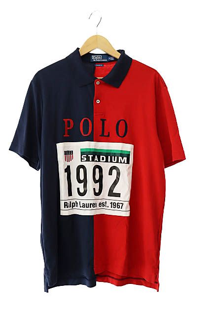 Polo by Ralph Lauren 1992 stadium 復刻 M Polo Ralph Lauren Winter Stadium 1992 Rugby Shirt size M
