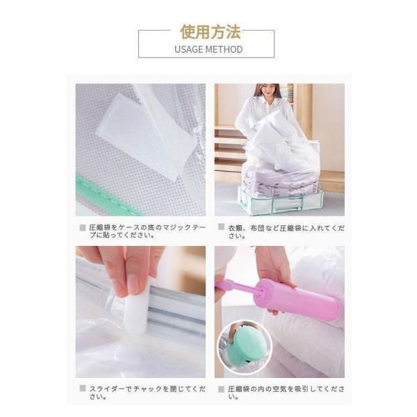 圧縮袋と収納ボックス一体型