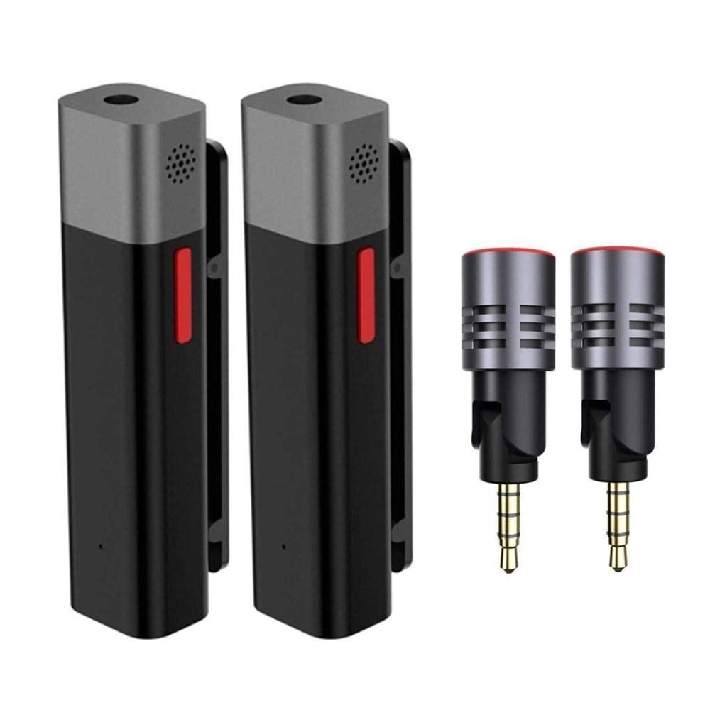 SabineTek SmartMike+ 充電式ワイヤレスBluetoothマイク（黒2枚  