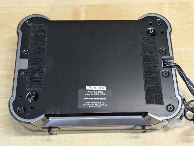 Z1392-R3]アルパイン ALPINE SWE-1500 サブウーファー 音出し