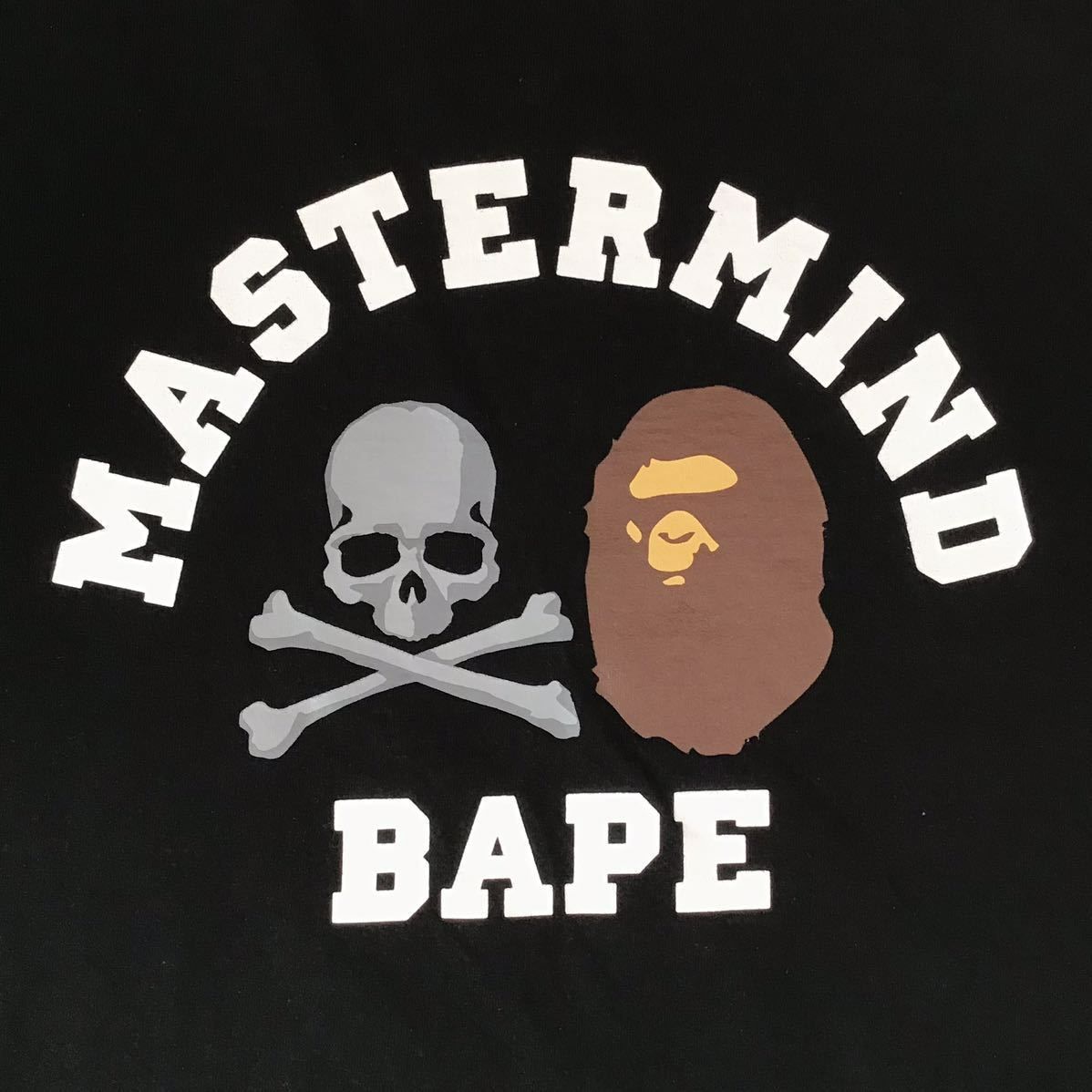 ★激レア★ Mastermind vs BAPE Tシャツ Lサイズ マスターマインド a bathing ape エイプ ベイプ アベイシングエイプ  MMJ Skull