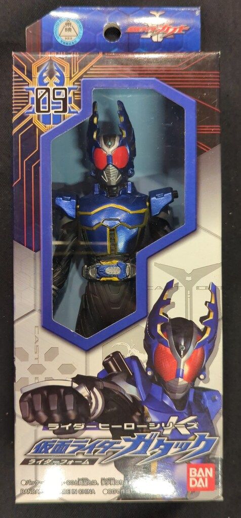 仮面ライダーカブト ライダーヒーローシリーズK09 仮面ライダーガタック(ライダーフォーム) バンダイ ライダーヒーローシリーズK 仮面ライダーカブト 仮面
