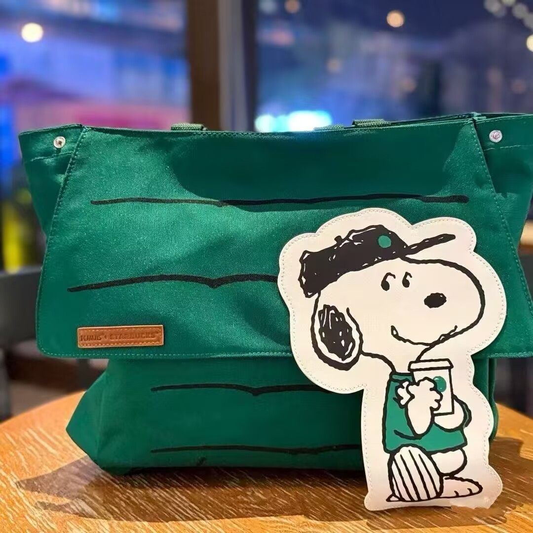 スタバ スヌーピー トートバッグ トートバッグ スターバックスXスヌーピー Starbucks Snoopy