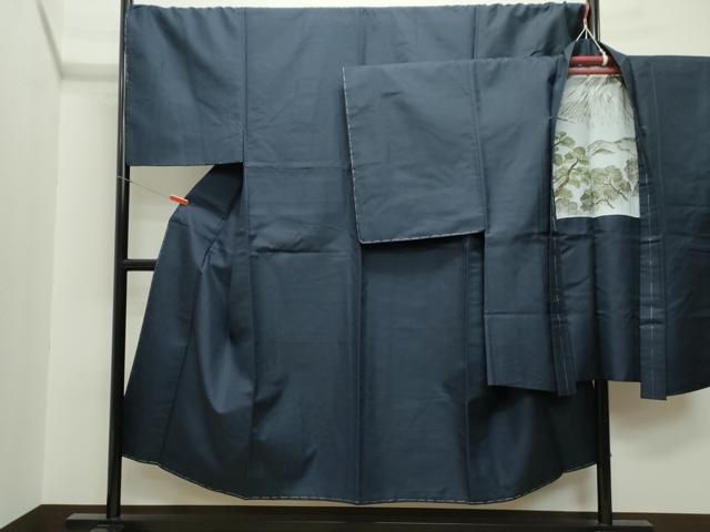 平和屋着物男性　本場大島紬　アンサンブル　100亀甲　キングサイズ　正絹　逸品　未使用　CAAL8689ze