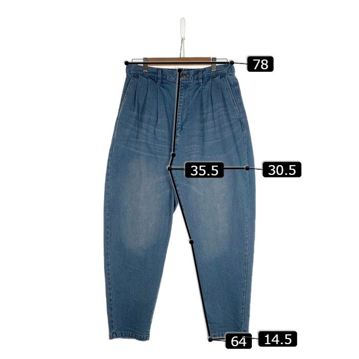 FACTOTUM ファクトタム Balloon Silhouette Stretch Denim Pants バルーンシルエット ストレッチ  デニムパンツ Size L メルカリShops