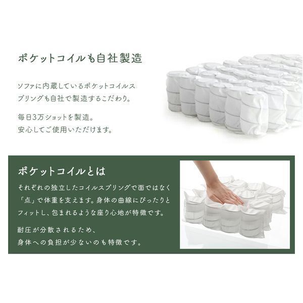 丸い組み合わせソファGRN