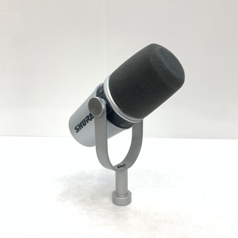 SHURE MV7 ポッドキャスト マイクロホン シルバー SHURE MV7 シルバー