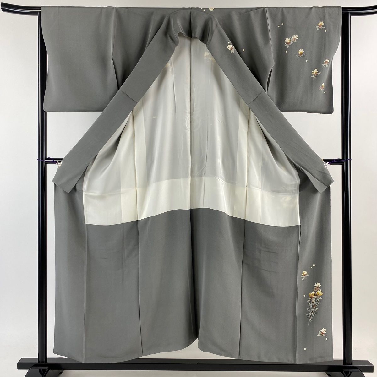 訪問着 身丈153cm 裄丈64cm M 袷 瀬端由美子 加賀友禅 ますいわ屋 落款