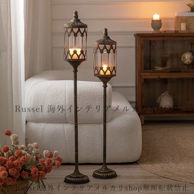 2点セット】▫サンプル限定品▪️️天然木の大きなキャンドルスタンド