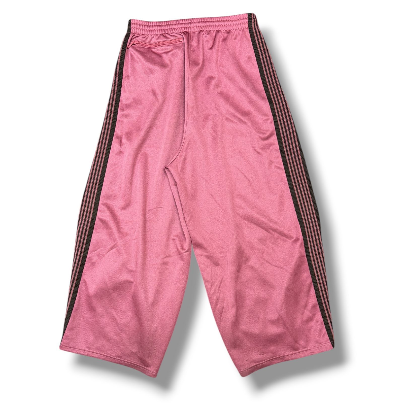参考上代23100円 Needles 23SS H.D. Track Pant ヒザデルトラックパンツ イージーパンツ ニードルス MR290 ピンク S 99984A7