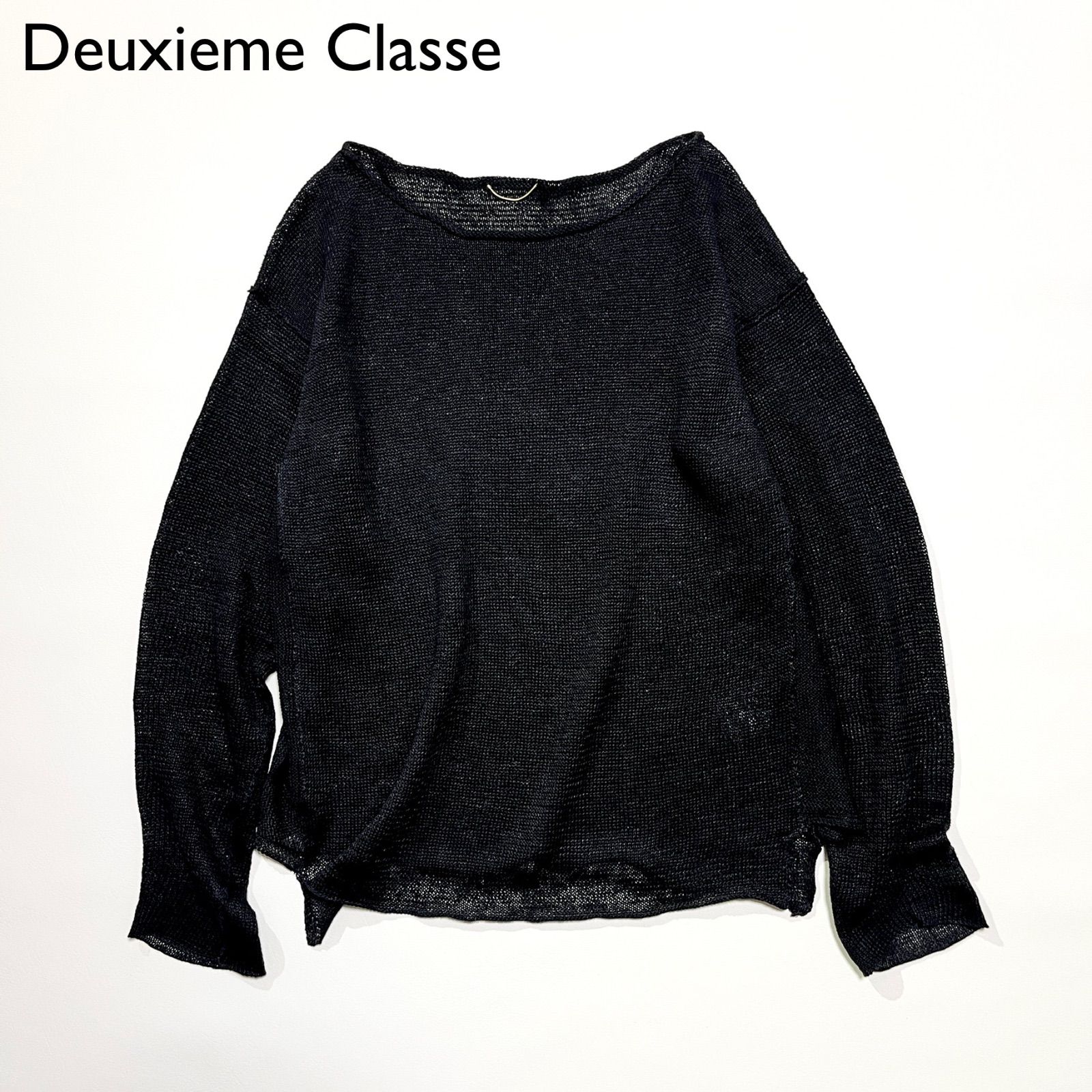 cD37 Deuxieme Classe アサプルオーバー 麻100% リネンシャツ 定価 