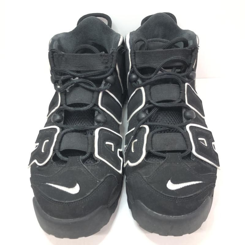 【中古】NIKE AIR MORE UPTEMPO BLACK/WHITE 2020 27.5cm 414962-002[66]