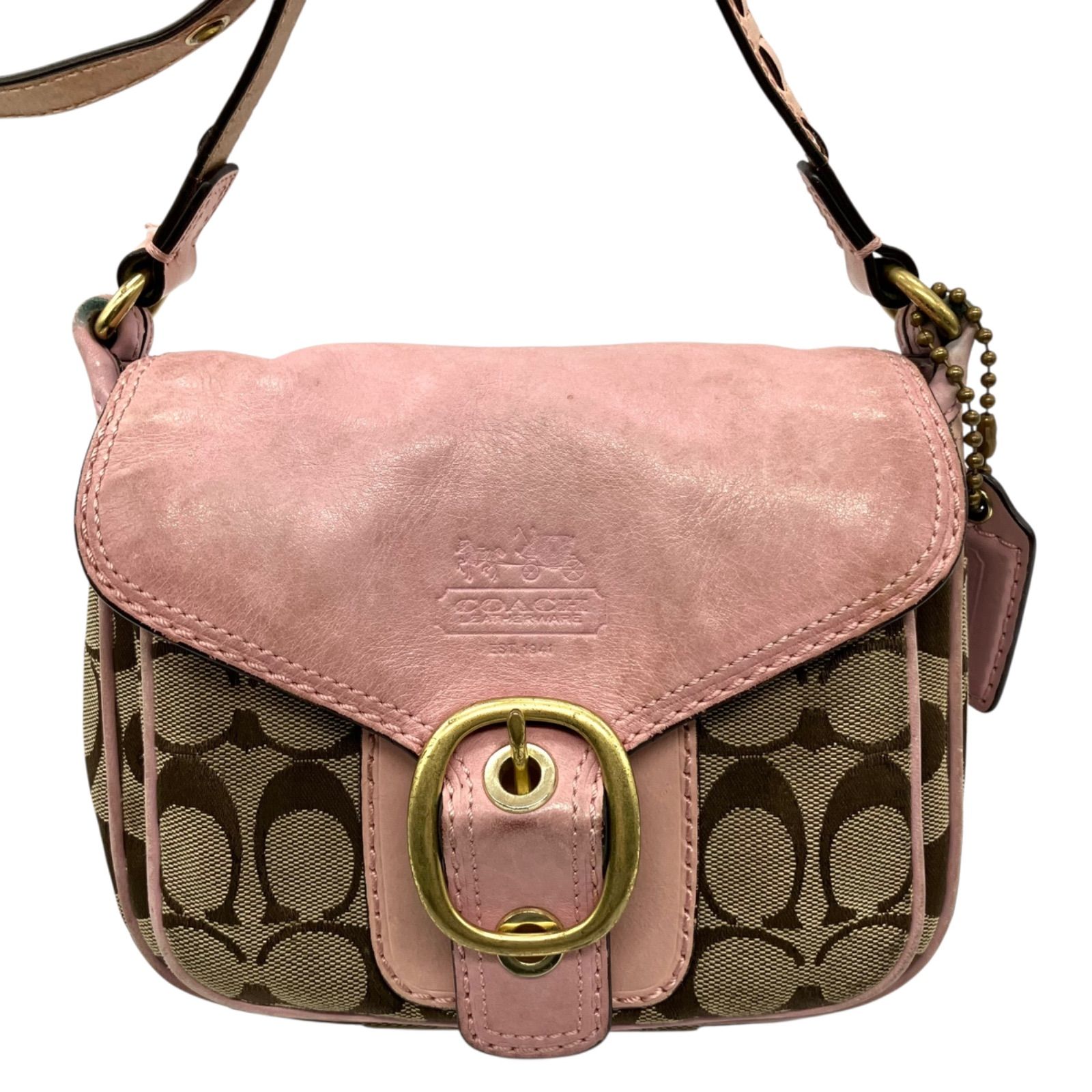 Coach Soho Shoulderbag Sgnature PK 1367 - メルカリ