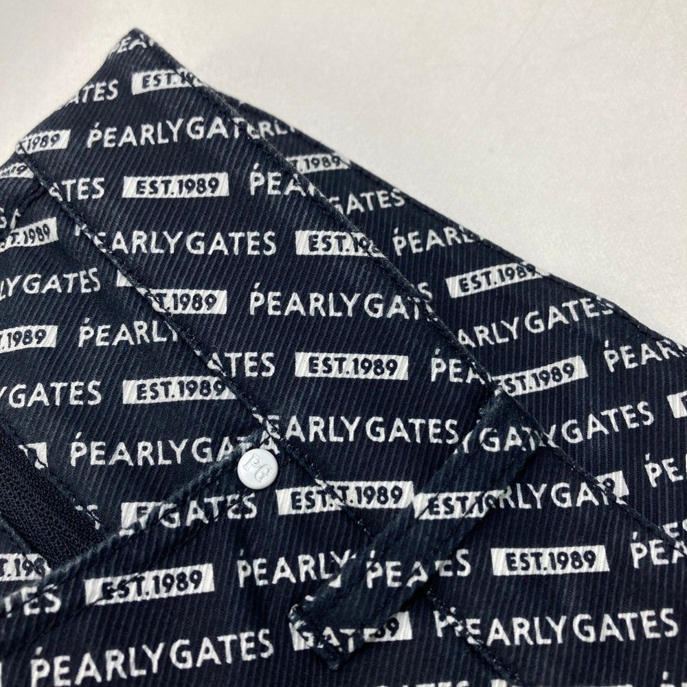 サイズ：3 PEARLY GATES パーリーゲイツ  パンツ 総柄 ネイビー系 [240101455567] ゴルフウェア メンズ ストスト サイズ：3 PEARLY GATES パーリーゲイツ パンツ 総柄 ネイビー系