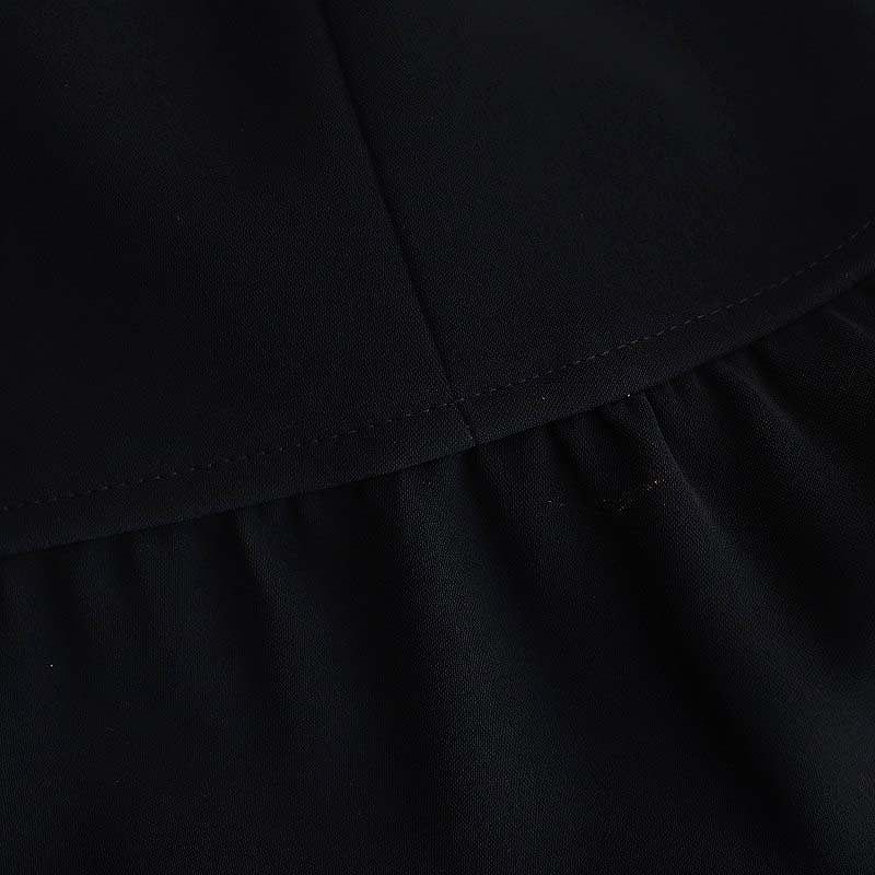 ルネ Rene ベーシック basic ノースリーブ ティアードワンピース