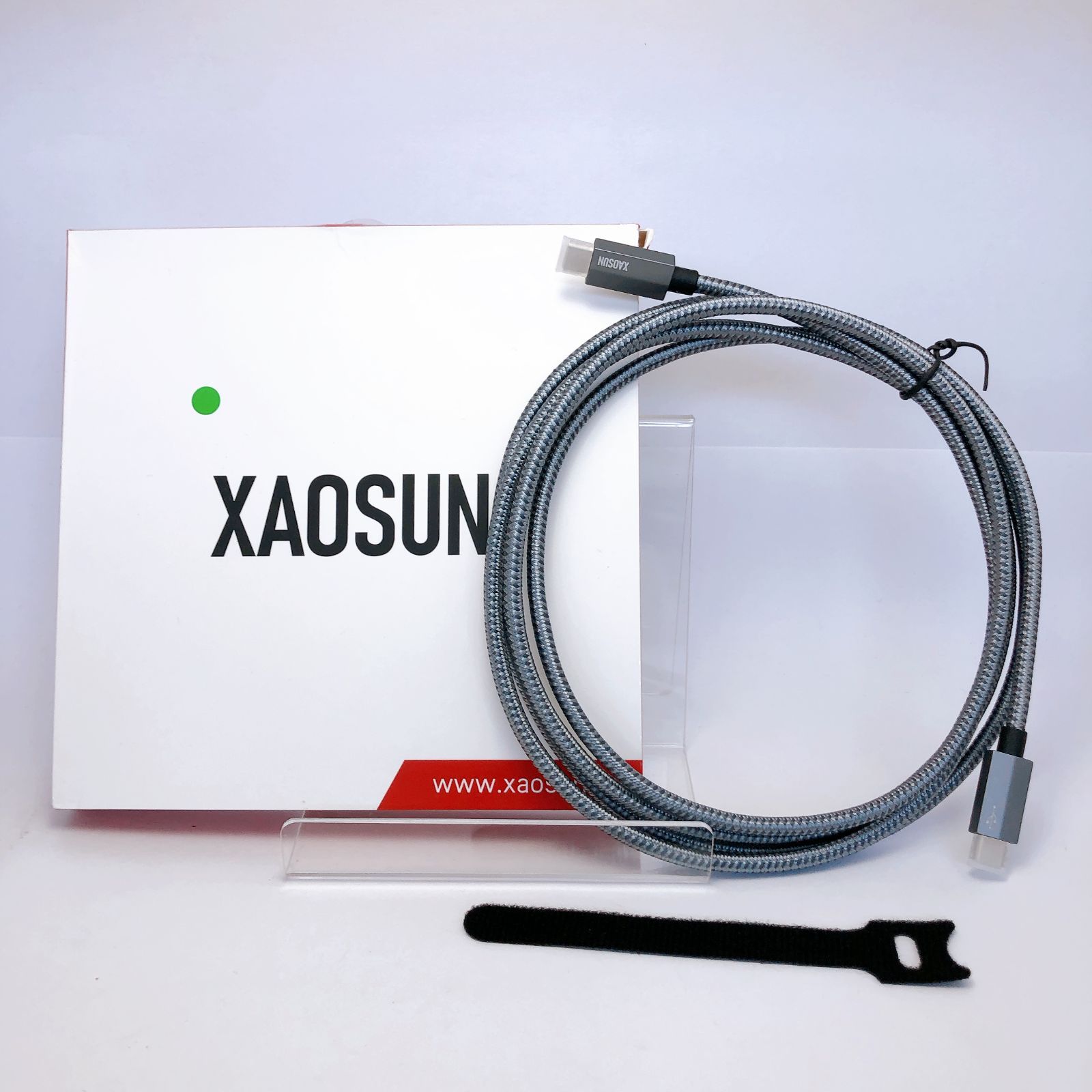 XAOSUN USB Type C ケーブル グレー