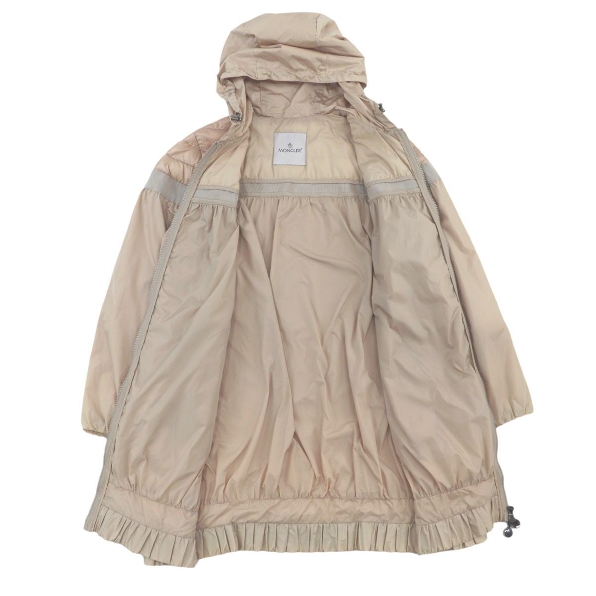 美品 モンクレール CORALIE ダウン切替 ナイロンスプリングコート 