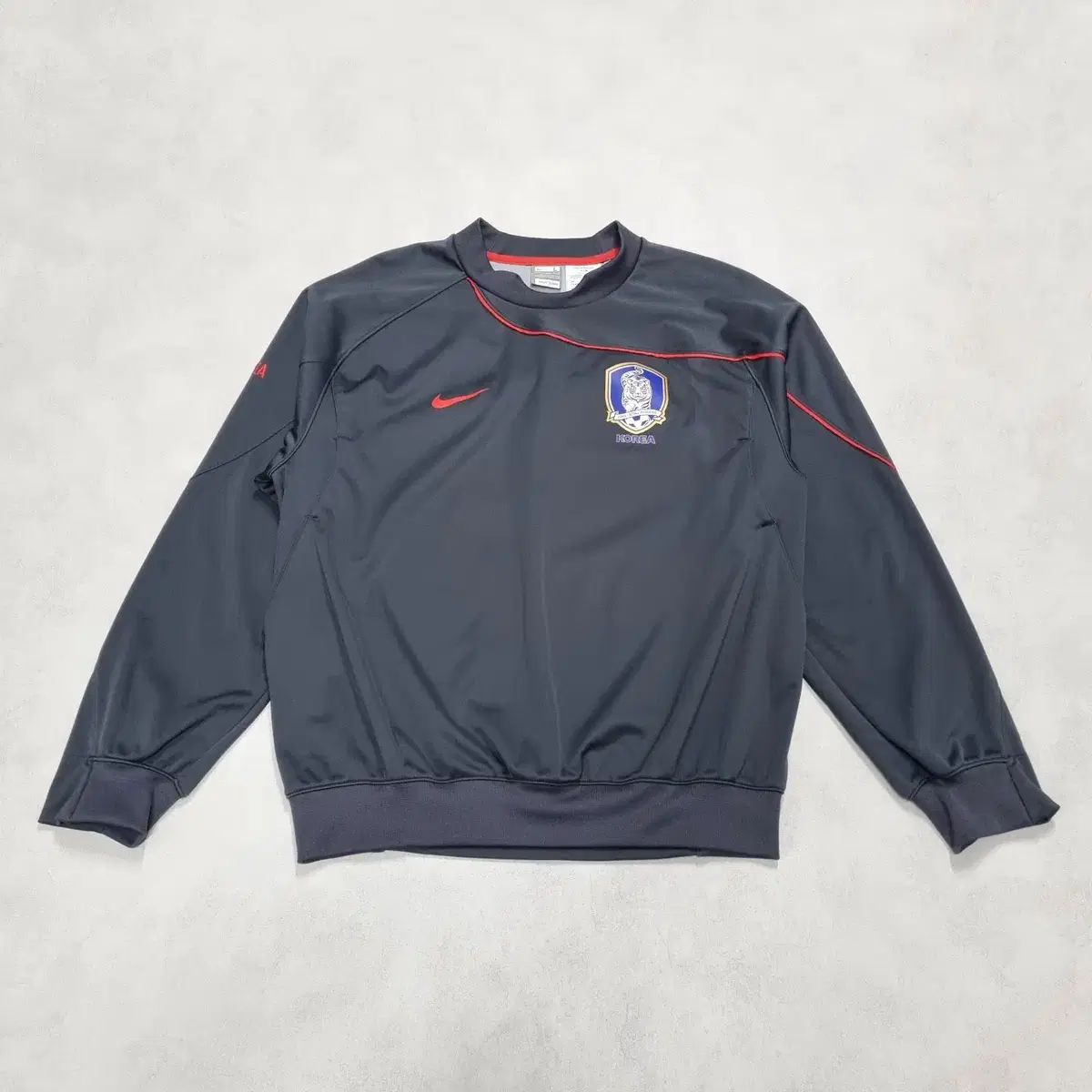 【雷市場（ポンジャン）商品韓国直送】 NIKE(ナイキ) サッカー 韓国国家代表 トレーニング シェルトップ ー L NIKE KOREA ユニフォーム