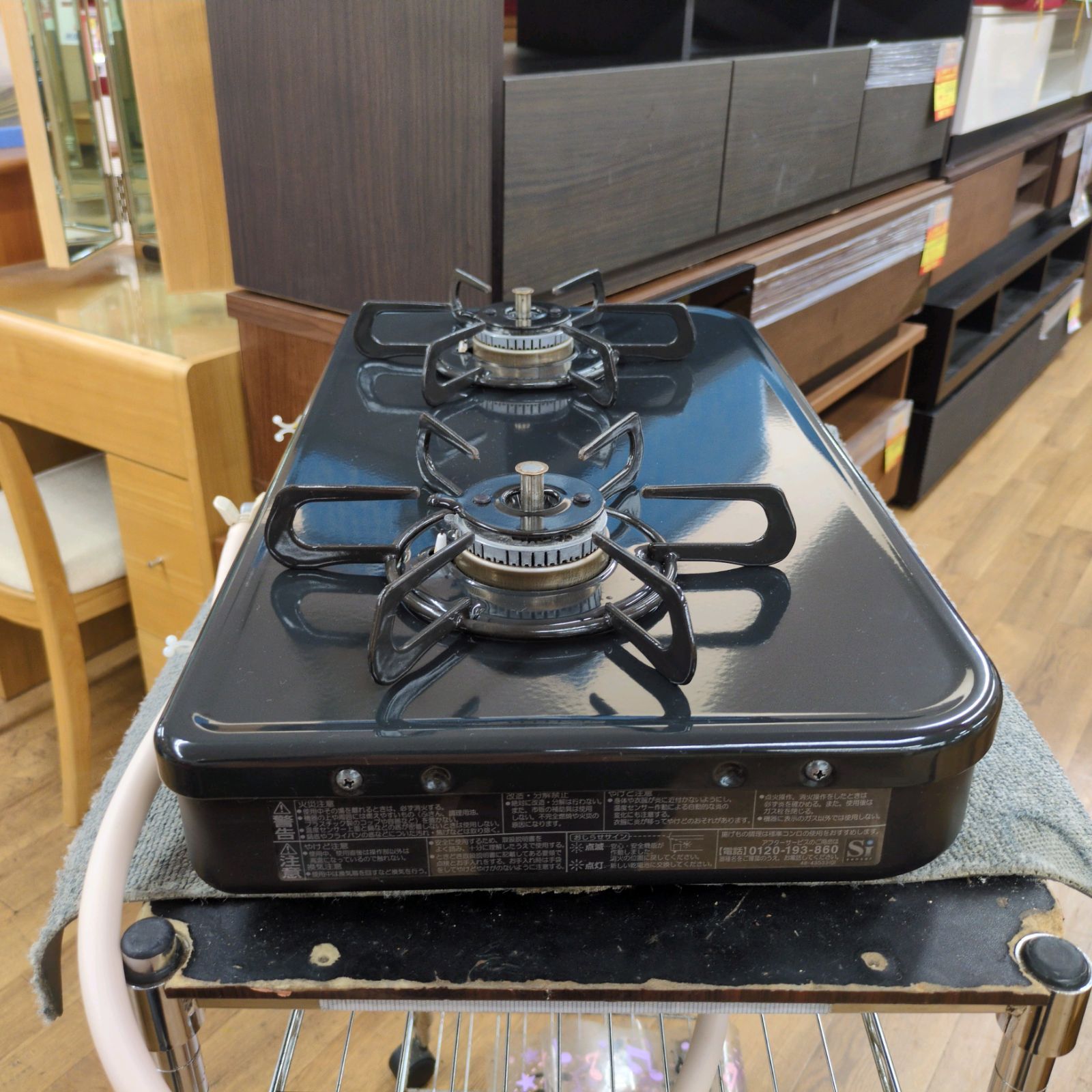 J307 ☆比較的ｷﾚｲ☆24年製☆パロマ☆グリルレス都市ガスコンロ☆PA-29B