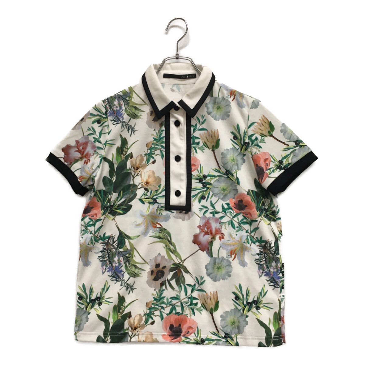 LEONARD フラワー柄 ハーフジップシャツ レオナール 公式オンライン