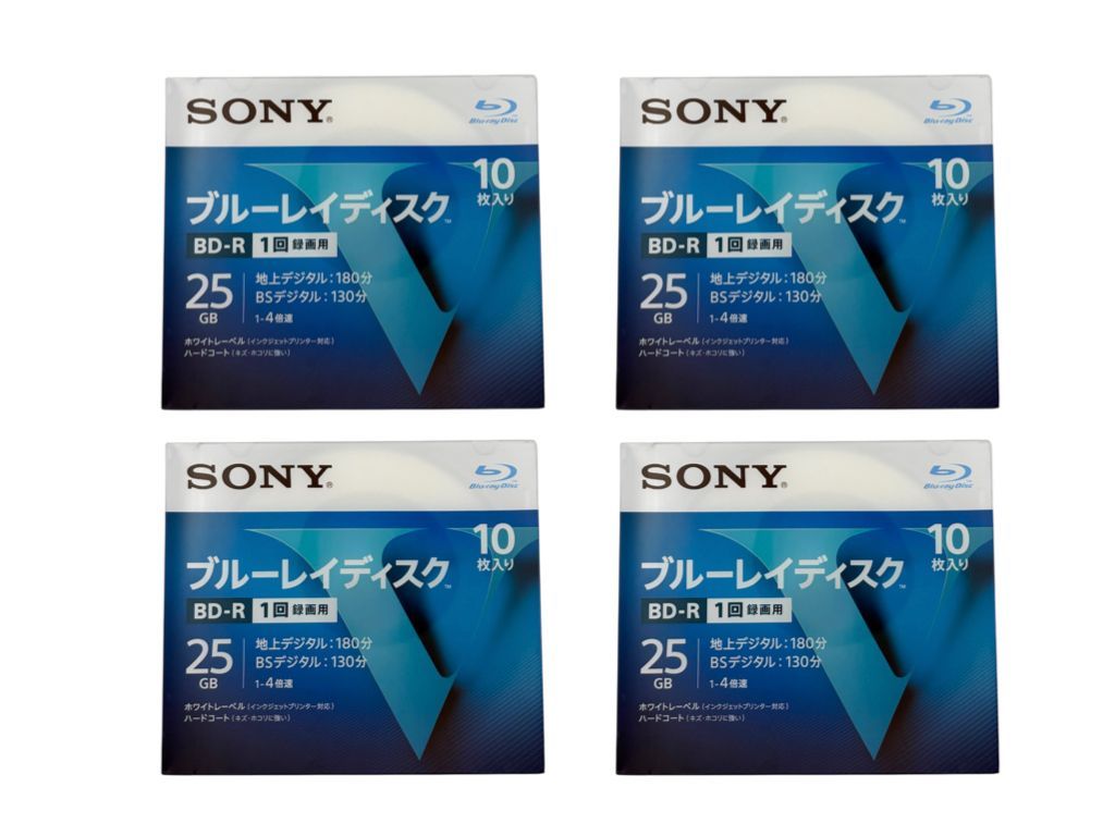 ソニー ブルーレイディスク BD-R 25GB (1枚あたり地デジ約3時間 ソニー ブルーレイディスク BD-R 25GB (1枚あたり地デジ約3時間