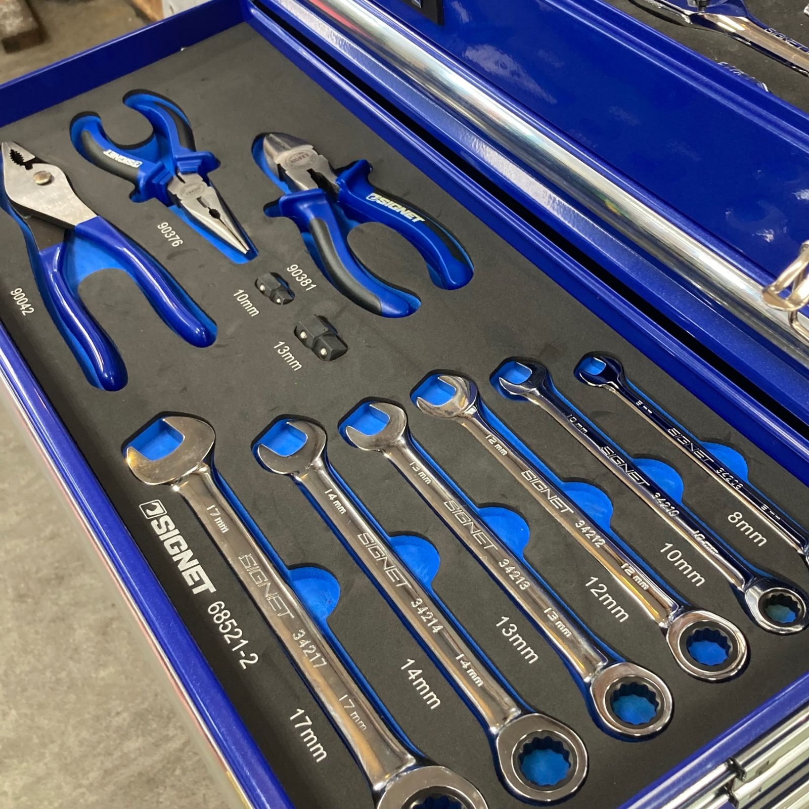 ▽SIGNET シグネット モデル：800S-6309BL 工具セット※一部欠品【川崎 