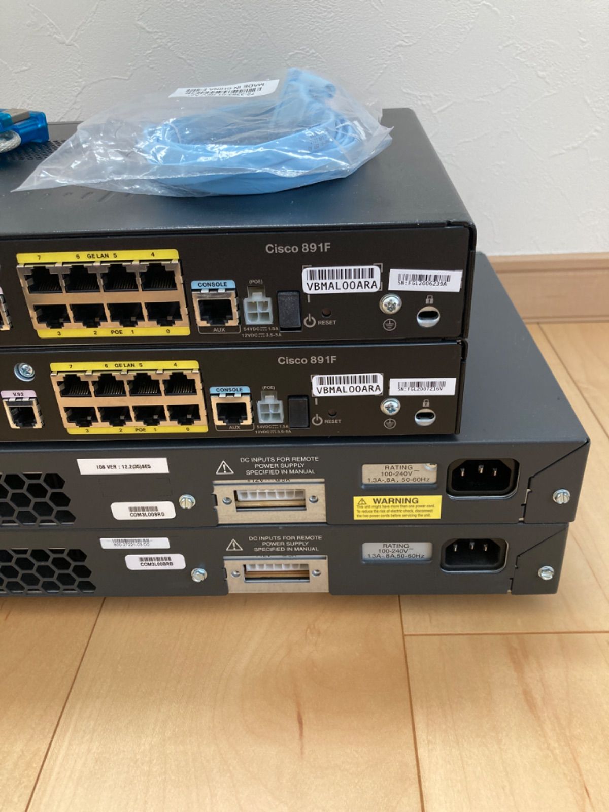 CCNA、CCNP】4台Cisco891FJ、Catalyst2960 - メルカリ