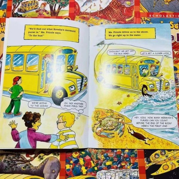 Magic School Bus English Books 英語 絵本 英語版 The Magic School Bus Gets All Dried Up_文学_基本概念_儿童