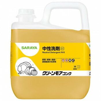 サラヤ 中性洗剤 クリーンモアコンク 5kg 32373