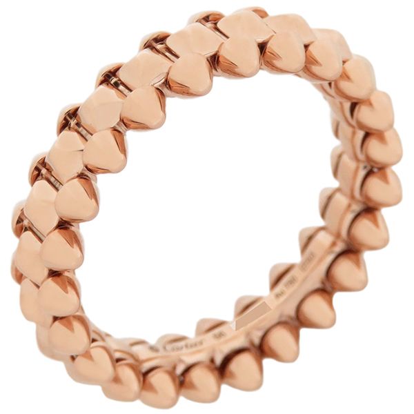 Cartier♥️クラッシュSM♥️PGリング Cartier カルティエ リング 指輪 クラッシュ ドゥ SM K18PG