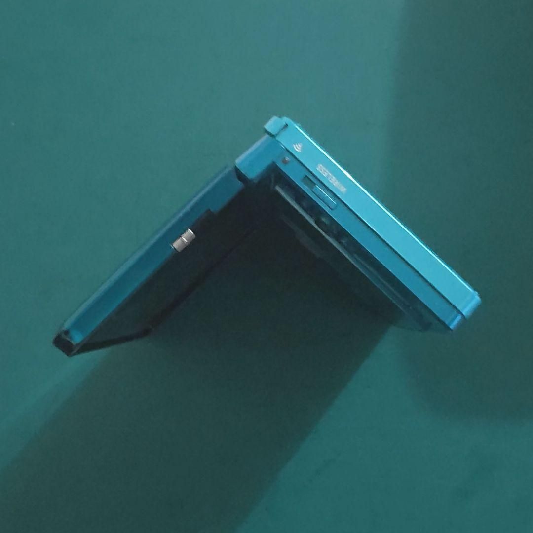 F88【中古・良品】Nintendo 3DS Aqua Blue 充電器SD付き 1025