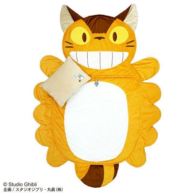 スタジオジブリ となりのトトロ 夢行きネコバス シュラフ 子供用寝袋