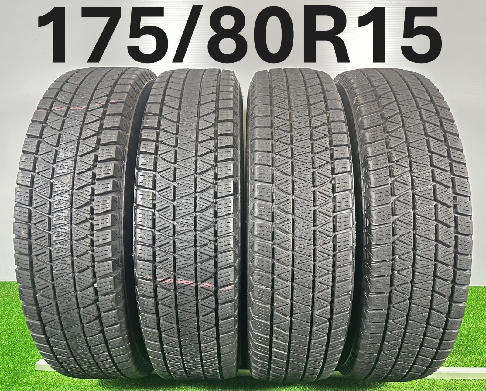 送料無料☆175/80R15 ブリヂストン DM-V3 2021年製 4本 冬タイヤ