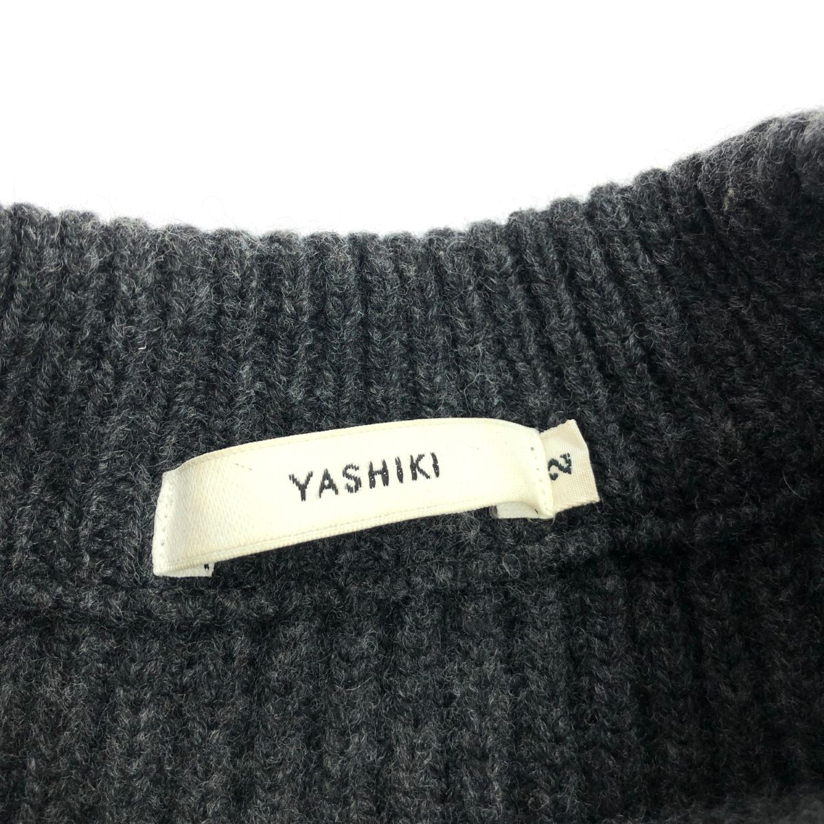 YASHIKI ヤシキ 霜柱 ニット サイズ:2 YSK-16AW-KN05 グレー 