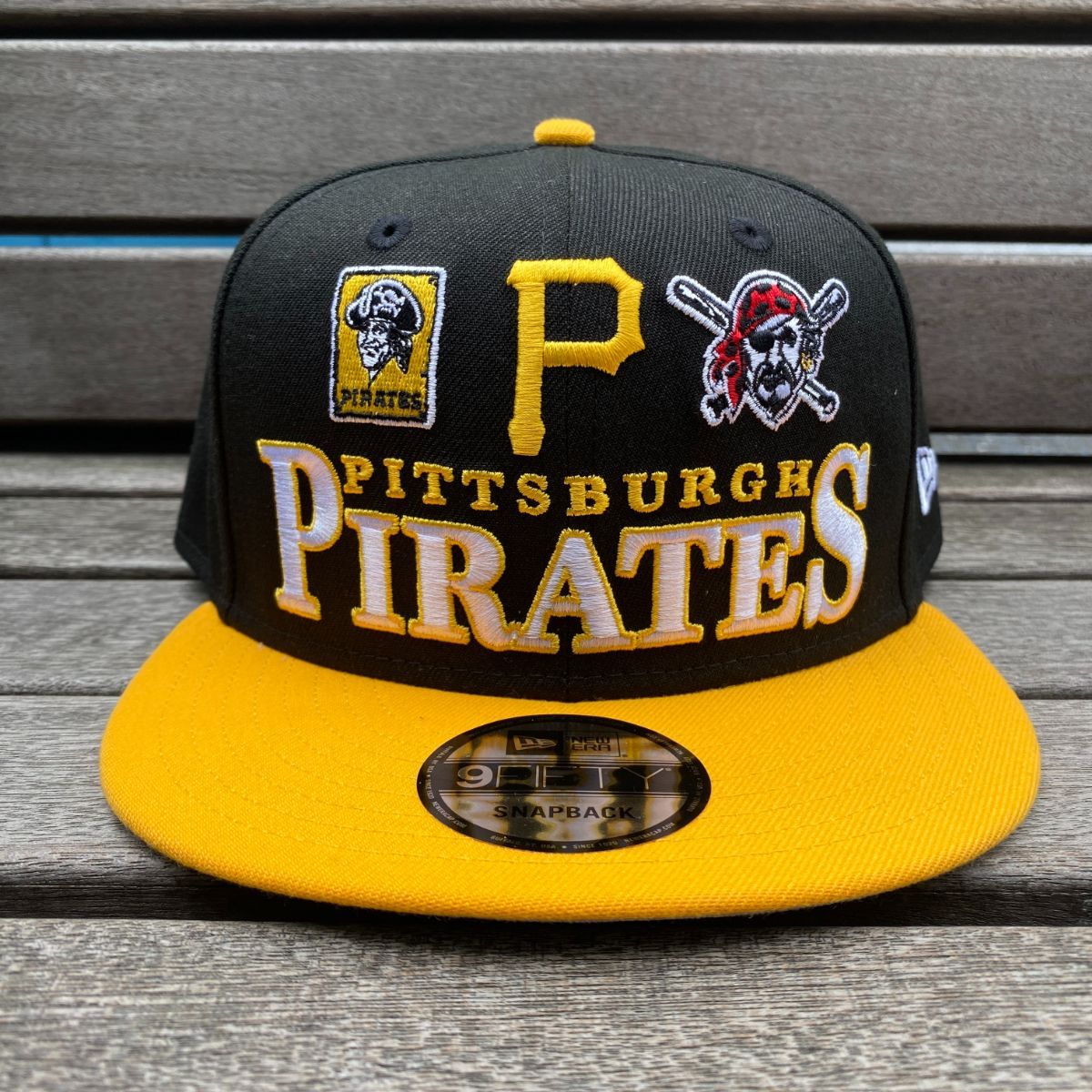 USA 9FIFTY ニューエラ MLB ピッツバーグ パイレーツ Pirates スナップバックキャップ ARCHIVE 黒 950-223