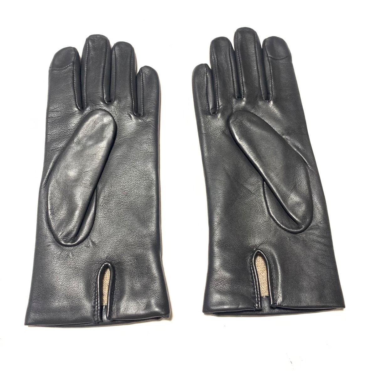 COACH手袋 ホース アンド キャリッジ プラーク レザー テック グローブ