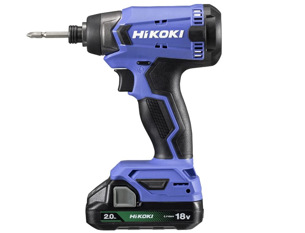 18V インパクトドライバー 2.0Ah バッテリー2個 充電器 ケース付 充電式 電動ドライバー 2BG