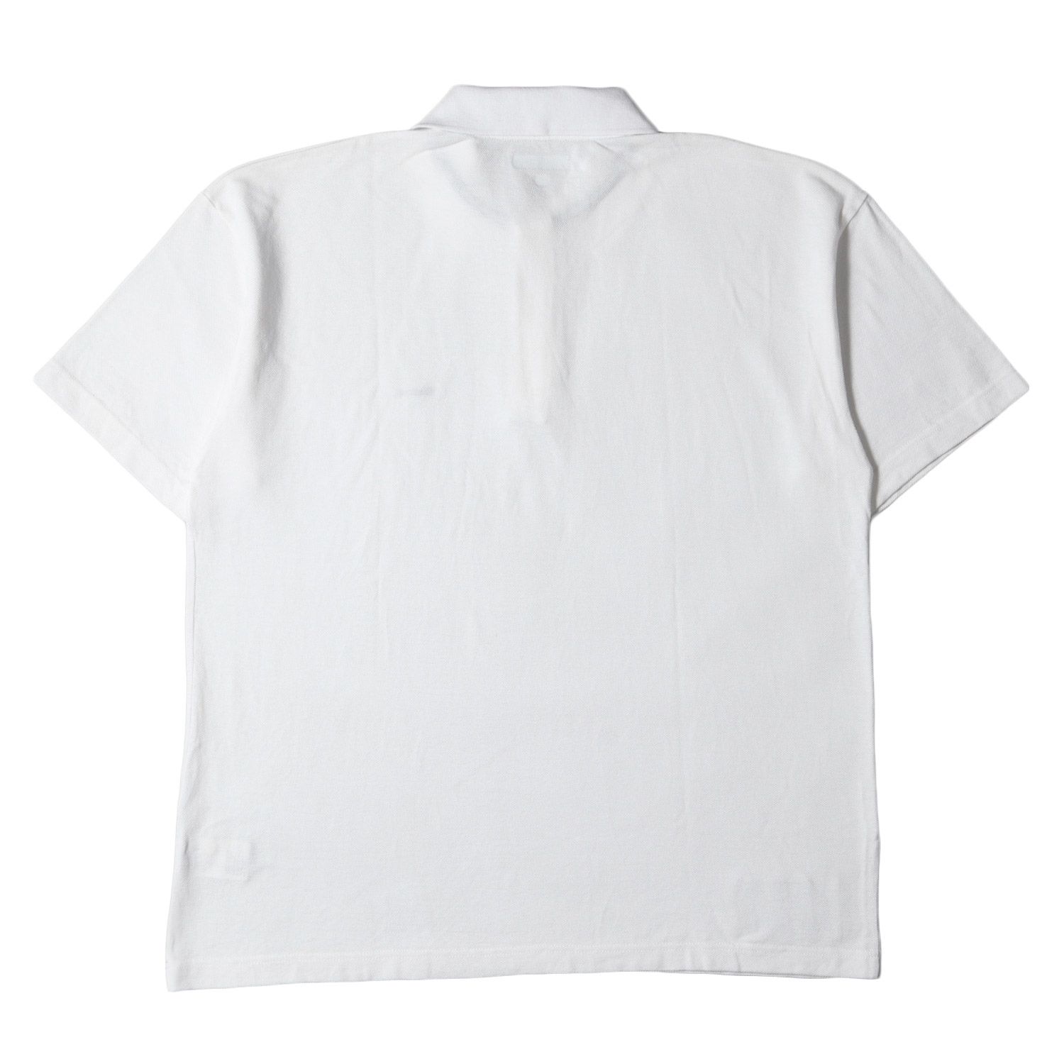 美品 DESCENDANT ディセンダント ポロシャツ サイズ:3 23SS ワンポイント刺繍 鹿の子 ポロシャツ CACHALOT POLO SS ホワイト 白 トップス 半袖【メンズ】【中古】 美品 DESCENDANT ディセンダント ポロシャツ サイズ:3 23SS ワン
