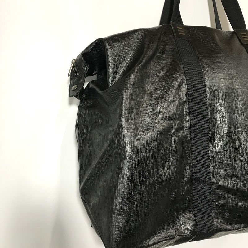 収納ポーチ付き ジャンポールゴルチエ ボストンバッグ 大容量 ブラック