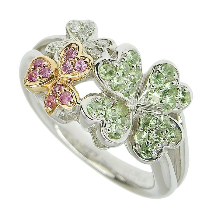 市松 リング silver刻印 幅約3mm シルバーリング 約13号 イチマツ 13