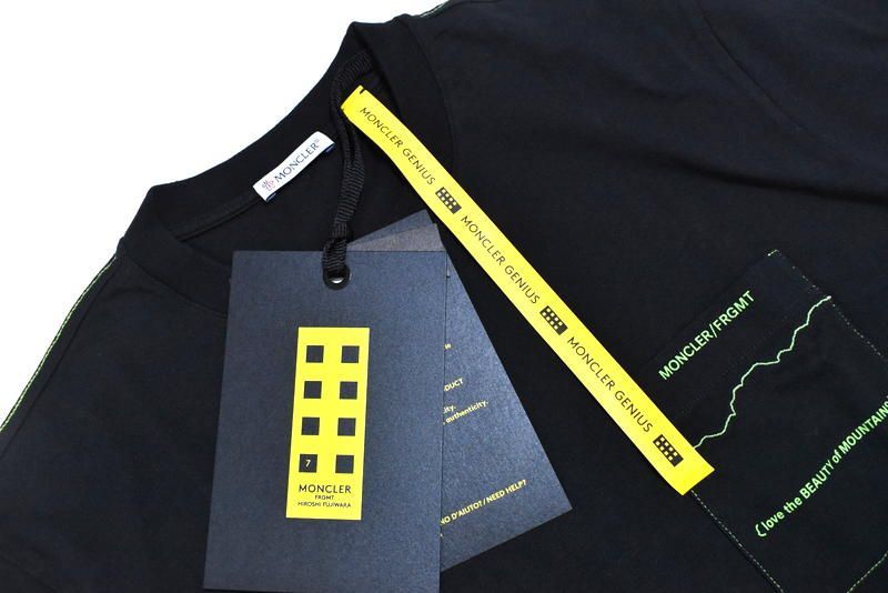 国内正規品 MONCLER GENIUS FRGMT モンクレール ポケットTシャツ 新品 MONCLER GENIUS × FRAGMENT ポケット Tシャツ S 国内正規品